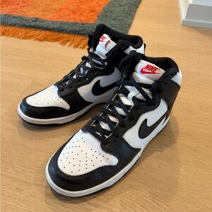 Nike Dunk High Panda Black and White